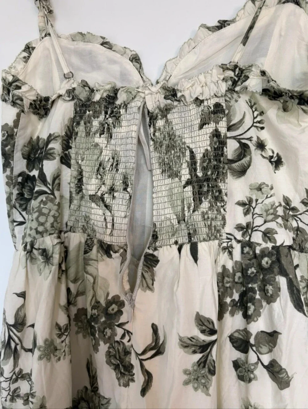 FLAWED! By Anthropologie Sweetheart A-line Midi Dress Size Small - Picture 9 of 10